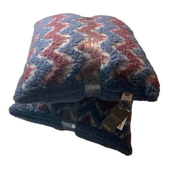 Fratelli Rossetti Other - Anthropologie Frati Italian Home Collection Throw Pillow Boiled Wool Chevron NWT